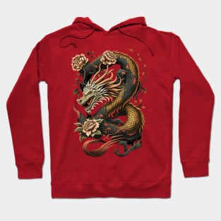 Chinese Dragon E-Girl Aesthetic E-Boy retro 90s Japan Style Hoodie